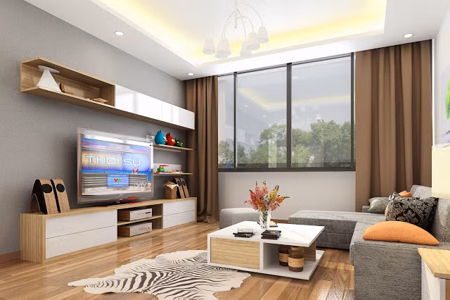 Căn hộ theo phong cách hiện đại với lối thiết kế xanh, tận dụng tối đa ánh sáng và gió trời. Ảnh: Kpark.