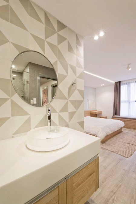 Căn hộ hiện đại, thông thoáng đến bất ngờ. Nguồn ảnh: Liên Phạm.