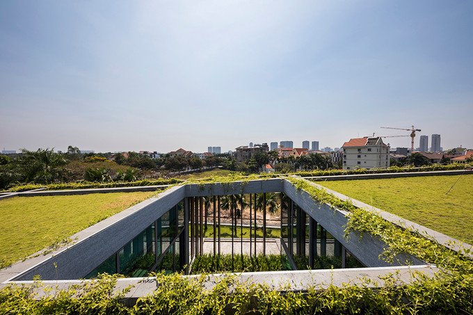Nhờ đó, không gian sống chan hòa với thiên nhiên.