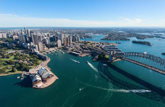 Mức lạm phát tại thành phố Sydney (Australia) có thể đang ở mức thấp, nhưng so với nhiều nơi khác trên thế giới, Sydney ngày càng trở nên đắt đỏ hơn. Ảnh: Getty Images/iStockphoto.