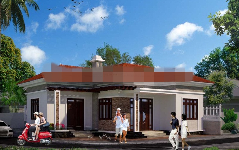 Nhà mái thái được đánh giá cao về mặt thẩm mỹ cũng như chất lượng và chi phí xây dựng. Ảnh: Sieuthimaunha.