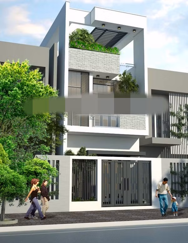 Nhà bố trí nhiều cửa sổ kính rộng giúp nội thất không gian phía trong đón được ánh nắng và gió. Ảnh: Kientrucnhaviet.