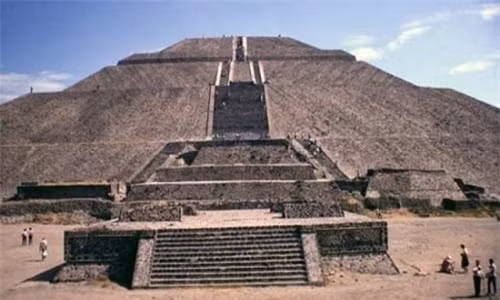 Kim tự tháp Teotihuacan ở Mexico. Ảnh tư liệu