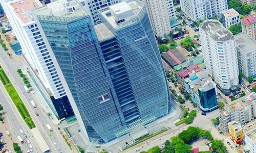 Theo dự kiến ban đầu, HUD Tower sẽ được đưa vào hoạt động sau 3 năm thi công. Ảnh: TK.