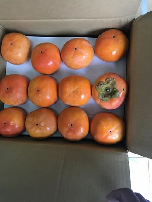 Thậm chí, có tiểu thương xách tay về bán hồng giòn Nhật với giá lên tới gần 800.000 đồng/kg. Ảnh: FB Ha Giang Nguyen.