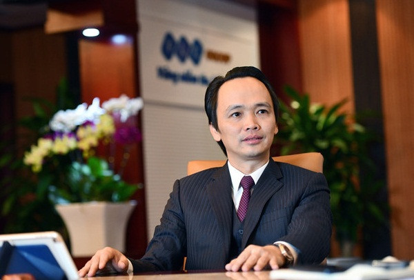 Đại gia Trịnh Văn Quyết, Chủ tịch HĐQT Tập đoàn FLC xếp vị trí thứ 4 với khối tài sản 18.300 tỷ đồng. Ông Quyết hiện nắm giữ tới hơn 382,2 triệu cổ phiếu ROS, tương đương 67,34% vốn doanh nghiệp. Ảnh: Zing.