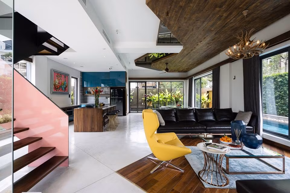 Cạnh đó là khu vực nấu nướng.