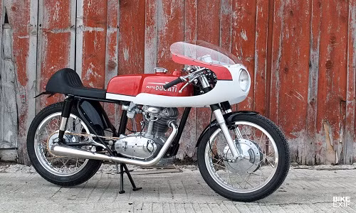 2 nghệ nhân Mike Watanabe và Luke Ransom chế tạo mẫu độ Ducati Scrambler 250 cc trong kho thóc ở Idaho, Mỹ. Nó được đem đi đấu giá nhằm giúp đỡ cho người dân Thái Lan và Campuchia về lương thực, chỗ ở và giáo dục.