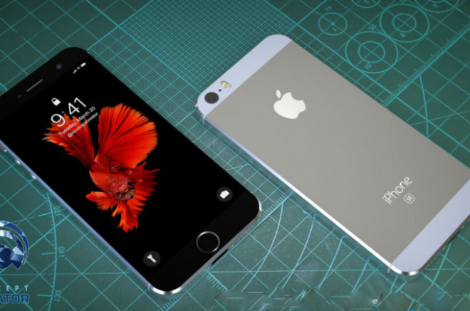 Bản concept iPhone SE 2018.