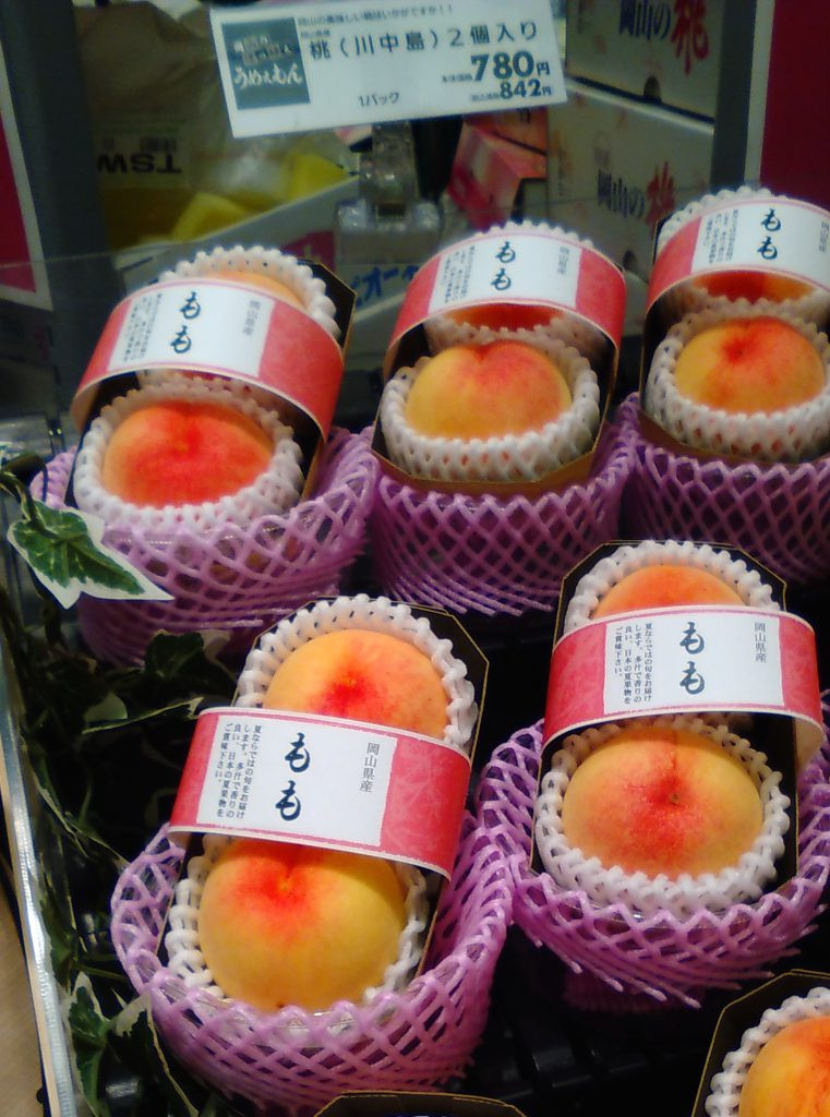 Đào Nhật Bản có nhiều giống nhưng nổi bật nhất là đào trắng và đào vàng. Ảnh: Simplyobsessedjapan.