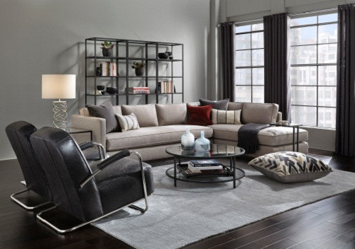 Màu xám sang trọng và đẳng cấp là sự lựa chọn phổ biến nhất của nhiều ngôi nhà. Nguồn ảnh: Printest.