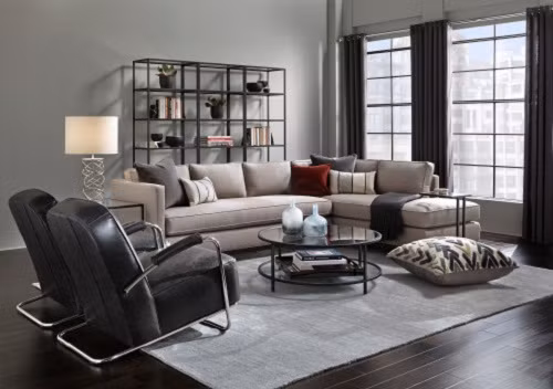 Màu xám sang trọng và đẳng cấp là sự lựa chọn phổ biến nhất của nhiều ngôi nhà. Nguồn ảnh: Printest.