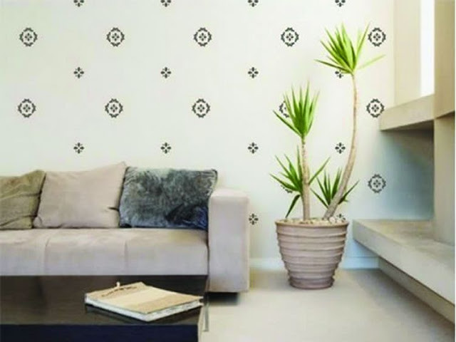 Họa tiết mang màu sắc thiên nhiên tươi mát như: cây cối, biển, núi, thác nước.....giúp làm mới căn phòng. Ảnh: Giaydantuongminha.