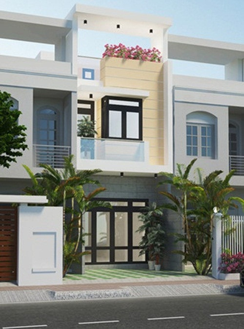 Với chi phí 750 triệu đồng, mẫu nhà ống 3 tầng sở hữu không gian sống thoáng mát, tiết kiệm diện tích và đầy đủ công năng. Ảnh: Thauxaydungdn.