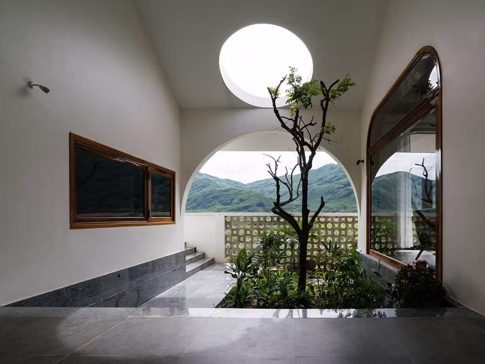 Những mảng màu xanh mang đến không gian sống thật sự gần gũi với thiên nhiên.