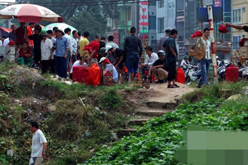 Chợ chim Hoàng Hoa Thám có các phiên họp chính vào những ngày 9, 19, 29 âm lịch hàng tháng. Ảnh: Anninhthudo.