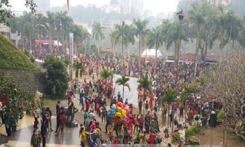 Lễ hội đền Thượng ở Lào Cai.