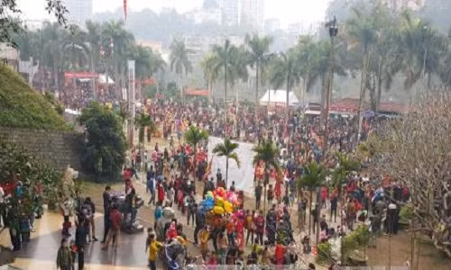 Lễ hội đền Thượng ở Lào Cai.