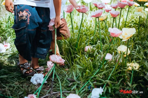 Theo đó, để phục vụ dịp Tết, Thảo Cầm Viên đã cho trồng nhiều luống hoa tulip, hoa hồng đủ màu đỏ vàng xung quanh sân khấu chính.