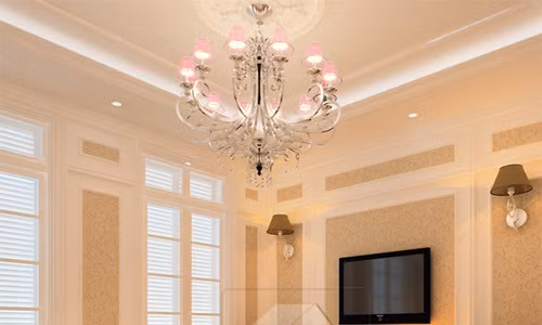 10 mau den chum sang chanh cho phong khach