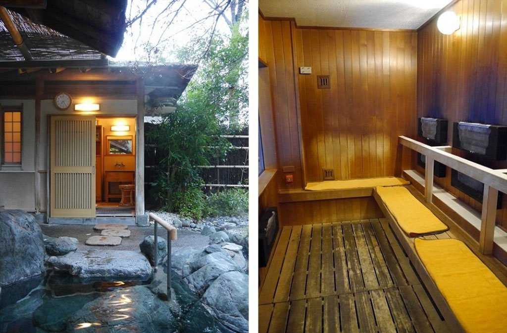 Phòng tắm xông hơi.