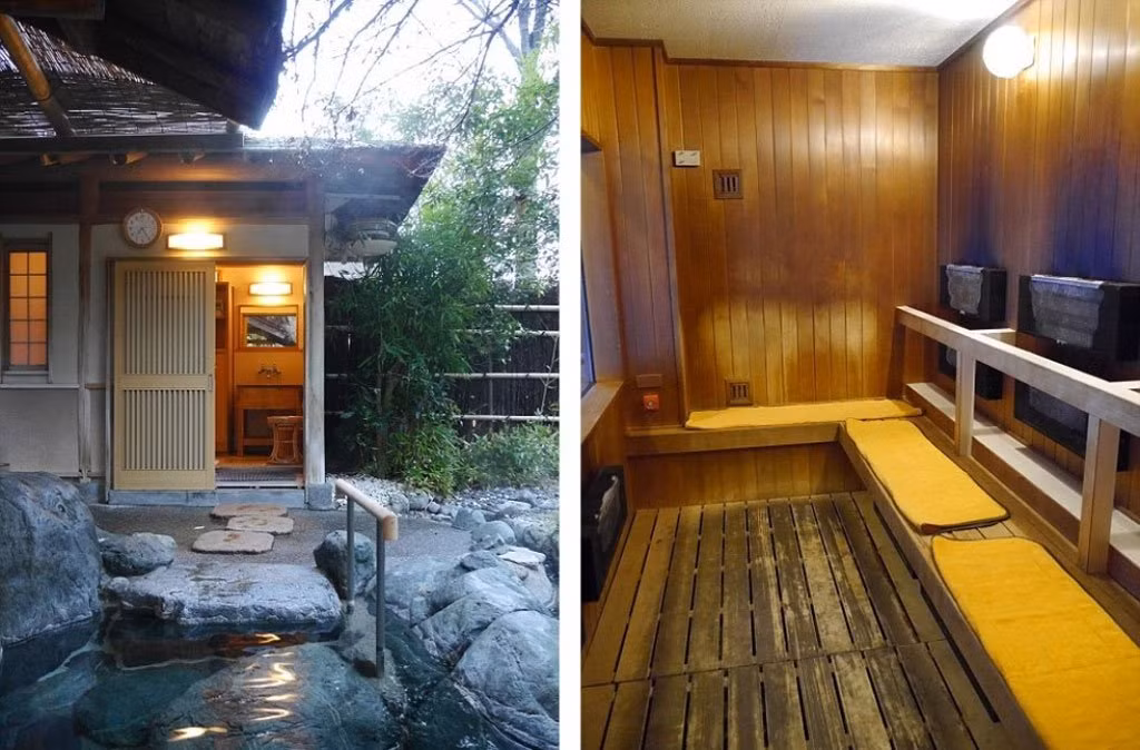 Phòng tắm xông hơi.