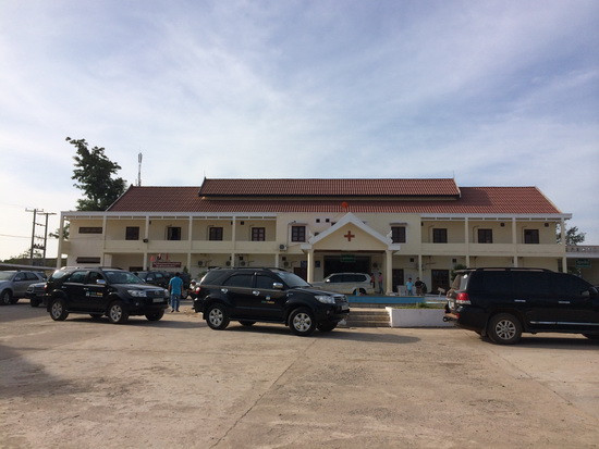 Bên cạnh nông nghiệp, Hoàng Anh Gia Lai còn xây dựng nhiều hạng mục công trình tại Lào như bệnh viện HAGL Attapeu quy mô 200 giường. Ảnh: HAGL Group.