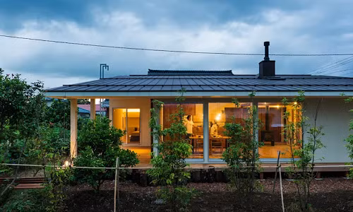  Mẫu nhà đơn giản với sân vườn xanh mát, phù hợp cho những gia đình nhỏ.