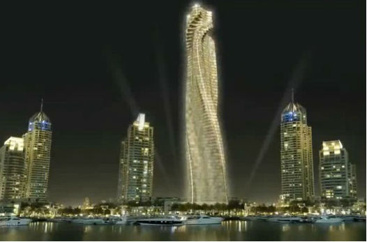 Các tầng được đúc sẵn với kết cấu bằng thép, nhôm và sợi các-bon. Ảnh: Gulfbusiness.