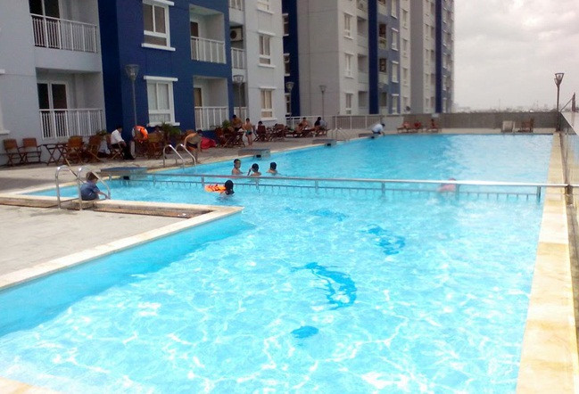 Ngoài diện tích căn hộ, khu chung cư Carina Plaza quận 8 còn có nhiều tiện ích cần thiết cho cuộc sống hàng ngày như siêu thị, nhà hàng, hồ bơi, sân chơi... Ảnh: Khanggiacorp.