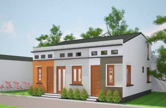 Mẫu nhà cấp 4 lợp mái tôn chi phí khoảng 300 triệu, phù hợp với gia đình kinh tế thấp. Ảnh: Thietkethicongnhadep.