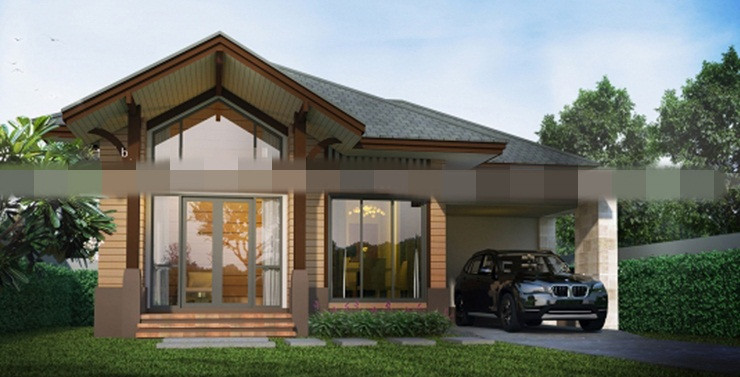 Biệt thự mini 1 tầng mang nét đẹp riêng qua ngoại thất tinh tế, kết hợp hài hòa giữa không gian xung quanh, màu sắc và khu vườn xanh tươi. Ảnh: Maunhadep902.