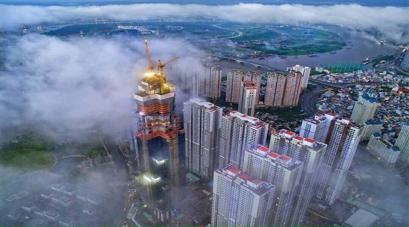 Điểm nhấn của tòa nhà Landmark 81 là đài quan sát cao nhất Việt Nam , sân bang trong nhà lớn nhất Việt Nam, tòa nhà xanh lớn nhất Việt Nam…Ảnh: Vincity.