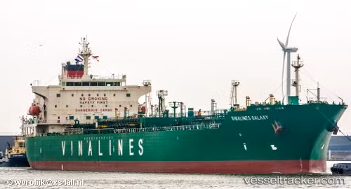 Vinalines Galaxy được mua với giá 973 tỷ đồng năm 2007, hoạt động khai thác đến cuối năm 2010 lỗ 192 tỉ đồng. Ảnh: Vesseltracker.