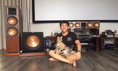 Không chỉ mua về với giá đắt đỏ, Huy còn thường xuyên cho mèo ăn bằng thịt bò, trứng cá hồi...Ảnh: Vietnamnet.