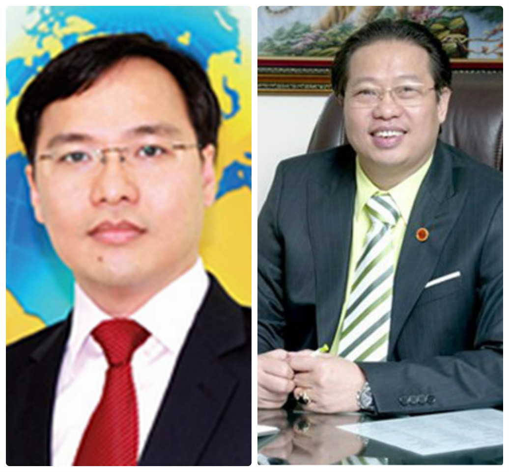 Hai anh em ông Hồ Đức Lam và ông Hồ Quỳnh Hưng. Ảnh: Toprich.