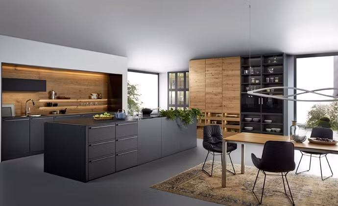 Nhà bếp phong cách công nghiệp - xu hướng mới nổi. Ảnh: Lalahouse.