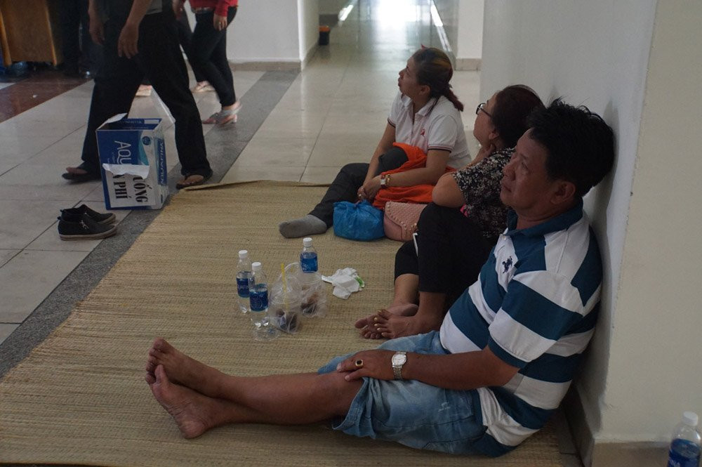 Ban quản lý chung cư Carina Plaza đã sắp xếp chỗ nghỉ tạm cho người dân bị ảnh hưởng