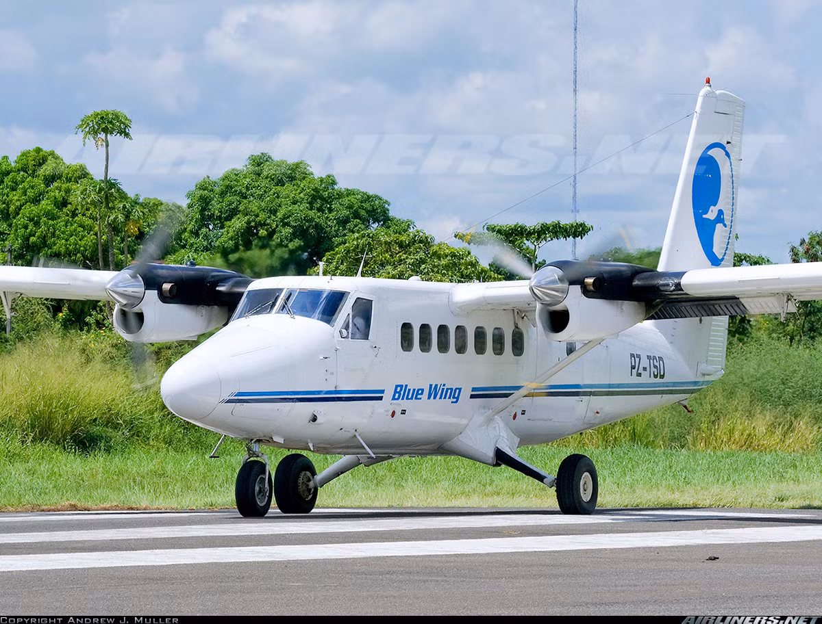 Ngày 6/7/2010, Blue Wing Airlines bị cấm bay từ không phận lãnh thổ châu Âu và Pháp do ba vụ tai nạn liên tiếp vào các năm 2008, 2009, 2010. Ảnh: Airliners.