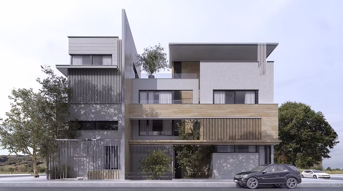 Mẫu biệt thự 4 tầng hiện đại với tông màu trầm mạnh mẽ. Ảnh: Kientrucadong.