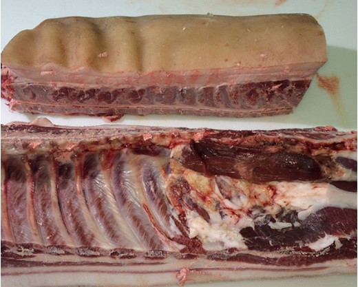 Tại Việt Nam, thịt lợn rừng Texas được bán với giá từ 400.000 - 460.000 đồng/kg. Ảnh: Qbgroup.