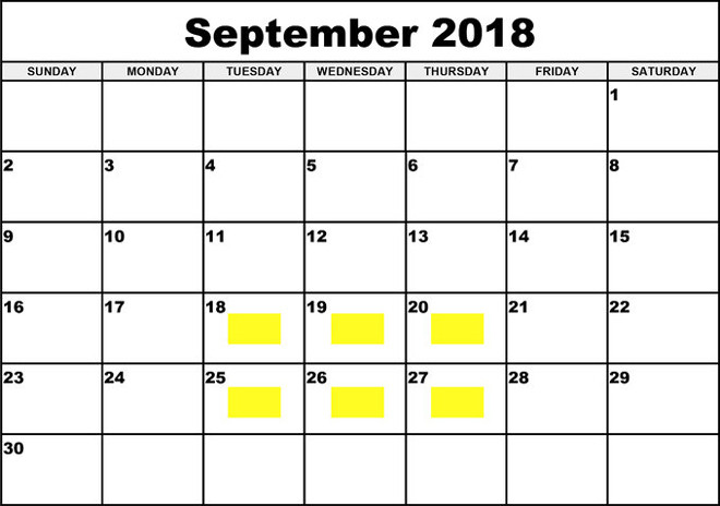 Thời gian Apple công bố sản phẩm mới.