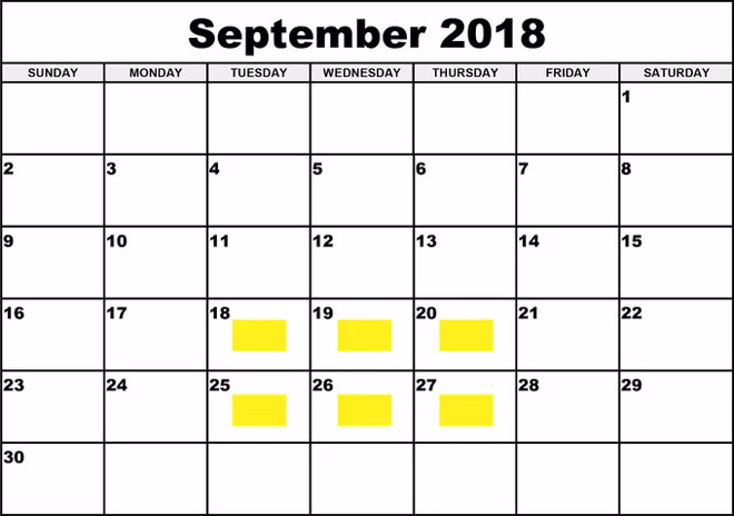 Thời gian Apple công bố sản phẩm mới.