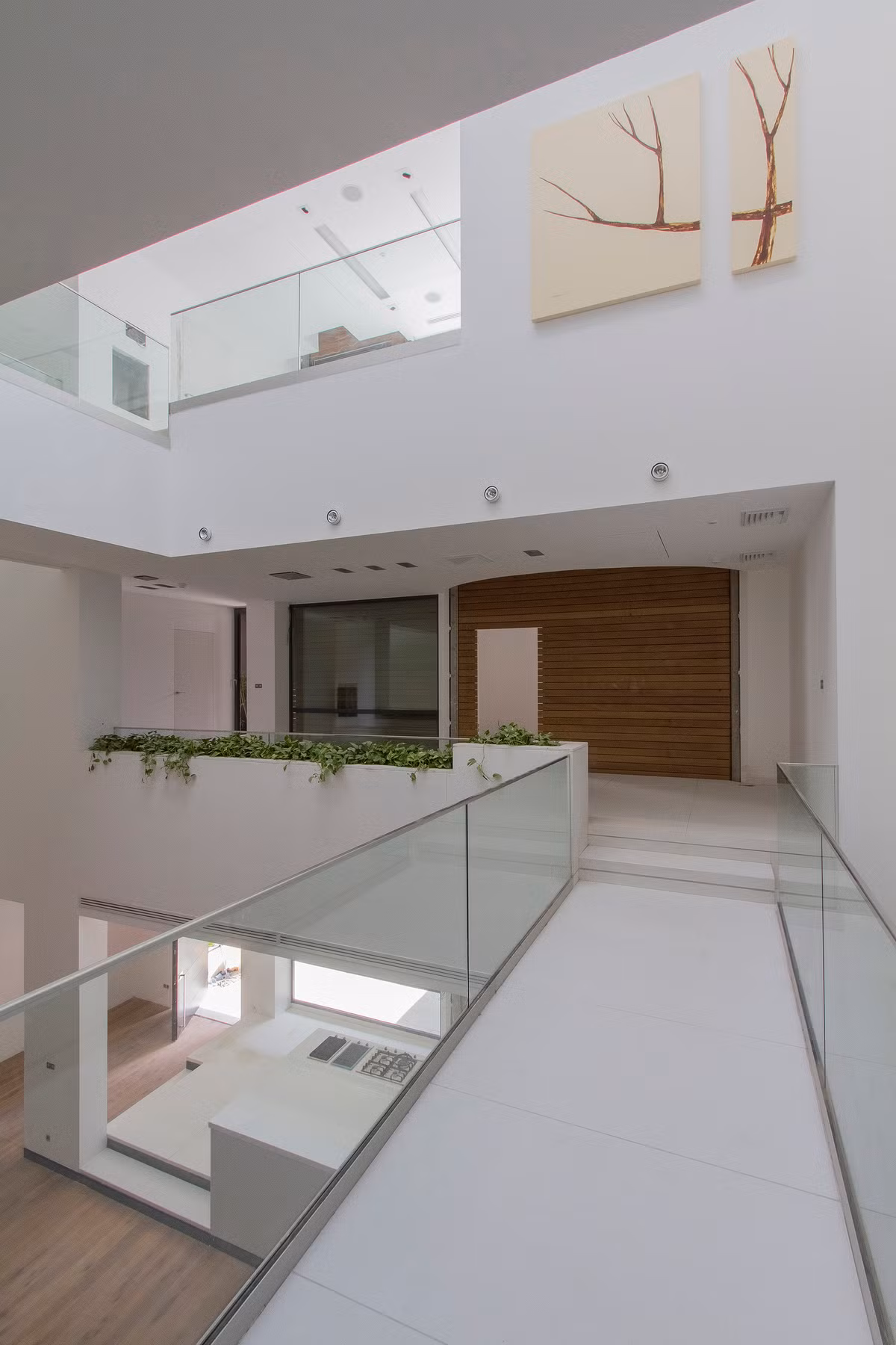 Nhà sử dụng nhiều loại kính tạo cảm giác thoáng sạch, hiện đại.