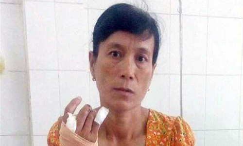 Bà Nguyễn Thị Thanh Thúy, người đang kháng cáo bản án sơ thẩm. Ảnh: T.VÂN