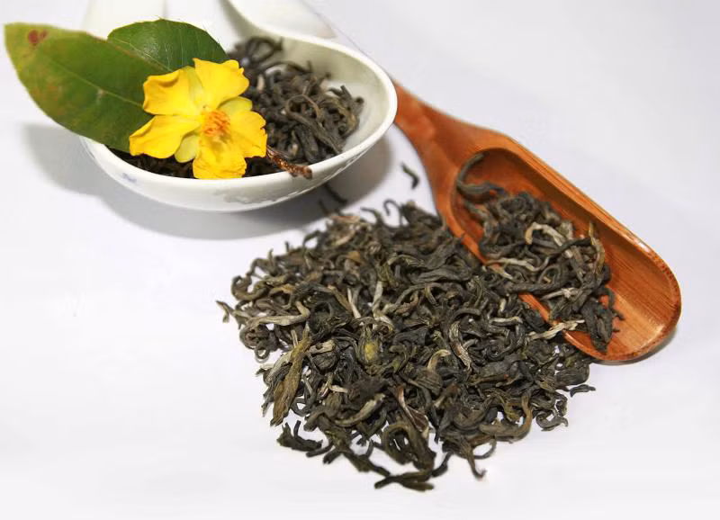 Trà Shan Tuyết Cổ Thụ - loại trà sạch 100%, cũng được săn lùng dịp Tết dù có giá 400.000 - 600.000 đồng/kg. Ảnh: VnCham.