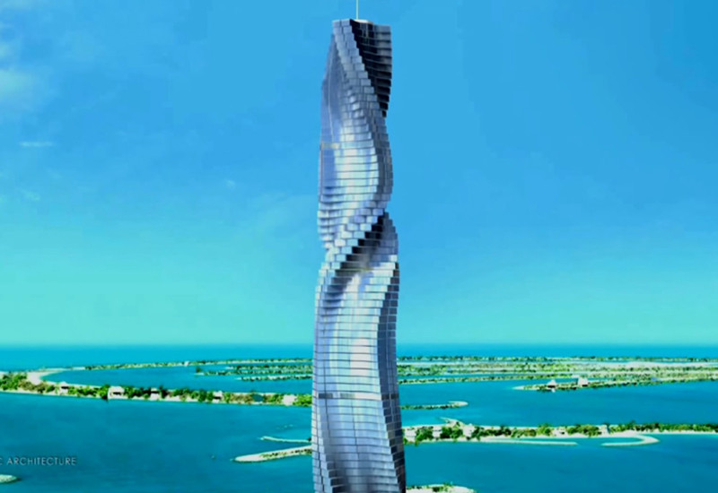Điểm đặc biệt của tòa nhà Dynamic Tower là có thể xoay 360 độ, theo cả hai hướng. Ảnh: Printest.