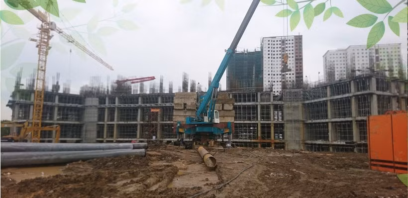 Trên diện tích quỹ đất 40.000m2, Topaz Elite có quy mô 4 block với gần 2.340 căn hộ. Ảnh: Topaz Elite.