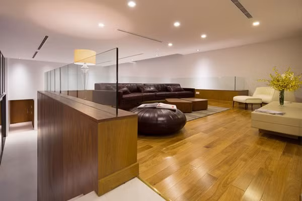 Không gian thư giãn hết sức ấm cúng và hiện đại.