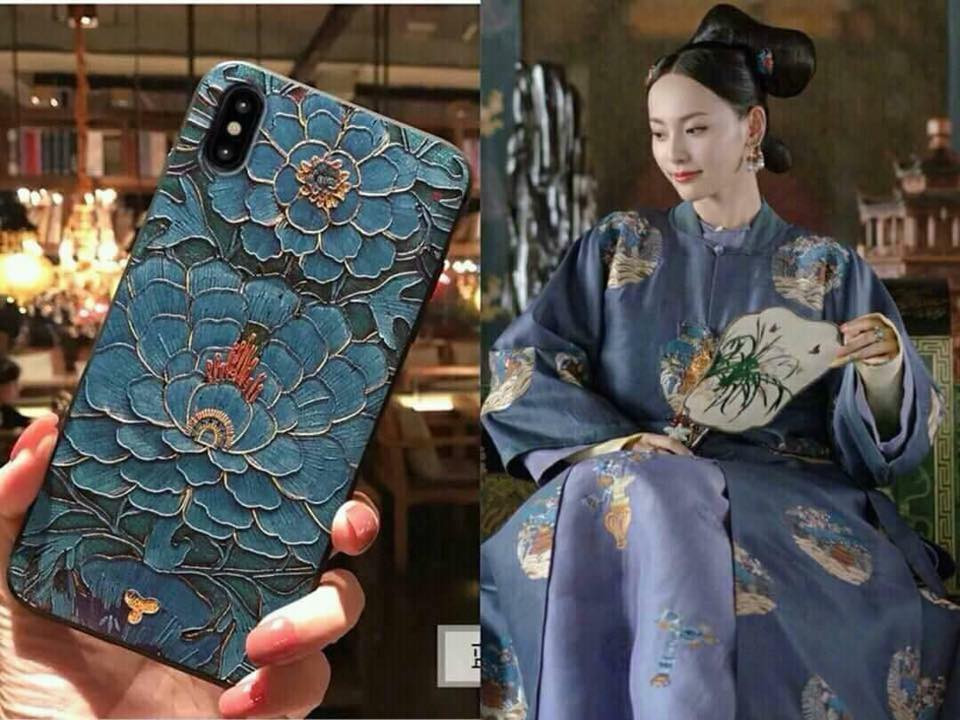 Những chiếc ốp này được thiết kế tone sur tone theo họa tiết trên trang phục của từng nhân vật